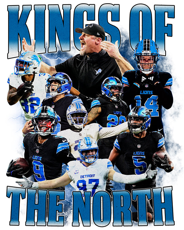 DETROIT LIONS - KINGS OF THE NORTH